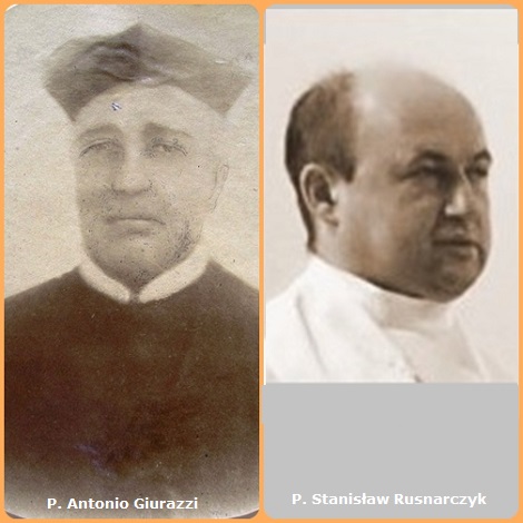 Tra i 37 defunti di oggi 25 agosto, di cui 2 italiani l’immagine mostra due Redentoristi: l’italiano P. Antonio Giurazzi (1821-1876) e il polacco P. Stanisław Rusnarczyk (1972-2013).