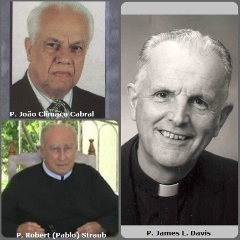 Tra i 21 defunti di oggi 21 ottobre, di cui 2 italiani, l’immagine mostra 3 Redentoristi: il canadese P. James L. Davis (1926-2010); il brasiliano P. João Clímaco Cabral (1930-2009) e l'americano P. Robert (Pablo) Straub (1922-2013).