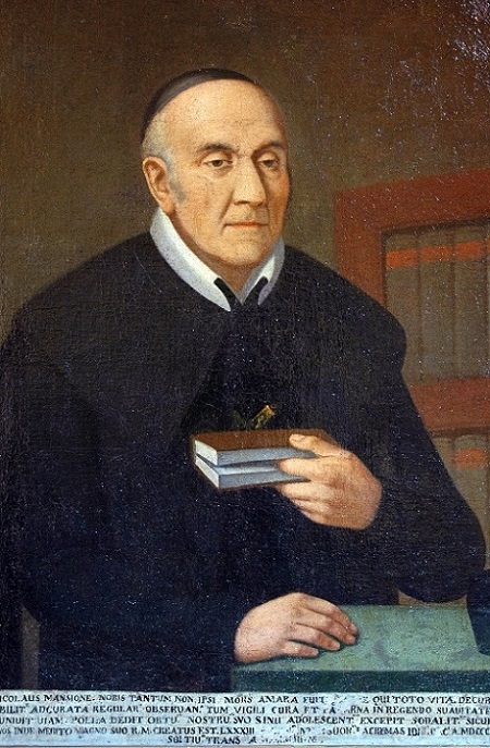 Il redentorista P. Nicola Mansione C.Ss.R. 1741-1823  Italia della Provincia di Napoli. Nativo di Polla (SA), visse pienamente la sua vocazione. Era superiore di Pagani, quando morì S. Alfonso e toccò a lui dare gli ultimi sacramenti. Fu Rettore Maggiore succedendo a P. Blasucci. Nella che riproduce la morte di S. Alfonso, cara a tutti i Redentoristi, si osserva il P. Mansione, Rettore della Casa di Pagani, che amministra gli ultiimi sacramenti a S. Alfonso, con l’affettuosa presenza di molti confratelli.