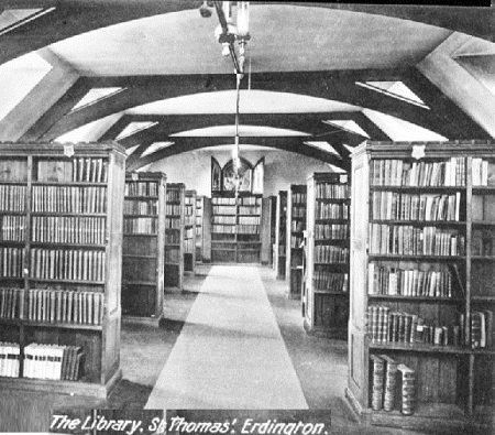 Nessuna immagine del redentorista P. Charles McPherson, 1906-1966 – Regno Unito, Provincia di Londra. Era membro della Comunità Erdington (nella foto: la biblioteca della Casa di Erdington)