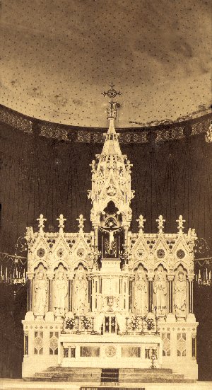 Nessuna immagine del redentorista P. James Connolly, 1822-1891, Irlanda, Provincia di Londra. Morì a 69 anni. (foto; l’altare maggiore della chiesa redentorista di Limerick, dove P. Connolly predicò per lungo tempo).