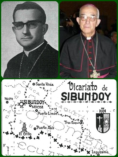 Mons. Ramón Mantilla Duarte, giovane Vicario Apostolico di Sibundoy dal 1971, nel 1985 passò ad essere Vescovo di Ipiales, sempre in Colombia; ma solo per due anni. L’infermità lo costrinse alle dimissioni.